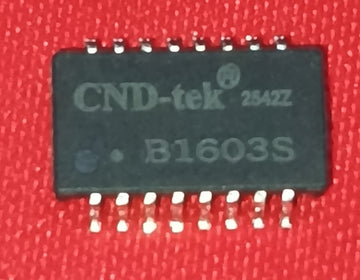 B1603S SMD-16P,12.7x7.1mm CND-tek 1.5kV 1:1 Single port 100M Pulse Transformers IBAT20633