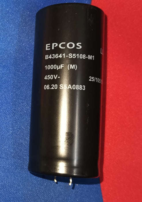 1000uF 450V EPCOS Capacitor CAN Type 105C 30x70mm B43641-S5108-M1 IBAT20535