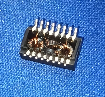 HR641680E SMD-16P,12.7x9.5mm HANRUN .5kV Single port 1:1 10/100 Base-T Pulse Transformers IBAT20666