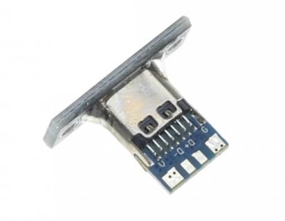USB 3.1 Type-C 4 Pin Female Connector With Data And Charging Port – Panel Mount IBAT20261