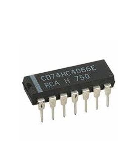 74HC4066 (74 HC 4066 / CD74HC4066E) Quad Bidirectional Analog Switch IC - (Pack of 1) IBAT20380