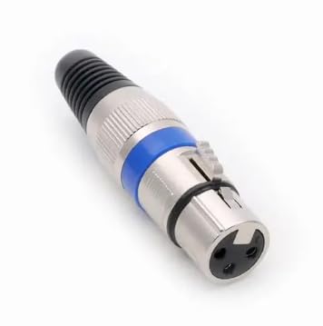 3 Pin MIC Extension Female Socket Connector XLR AX495 AX 495 (PACK OF 1)