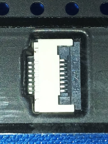 AFC01-S08FCA-00 SMD P=0.5mm,Surface Mount Right Angle JUSHUO Flip type 8P 8 PIN Bottom Contact Horizontal attachment Right Angle FFC, FPC (Flat Flexible) Connector Assemblies IBAT21408