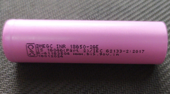 BAK 3.6V 2550mAh 3C 18650 NMC Li-ion Battery