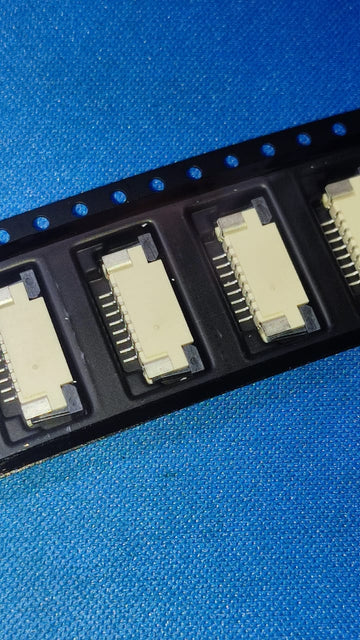 AFA07-S08ECA-00 8 pin SMD,P=1mm,Surface MountRight Angle JUSHUO Drawer Type 8P Contact,Top Horizontal attachment FFC, FPC Connector Assemblies ROHS IBAT21156