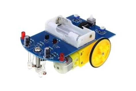 DIY D2-1 Intelligent Line Follower/Tracing Car Kit IBAT20134