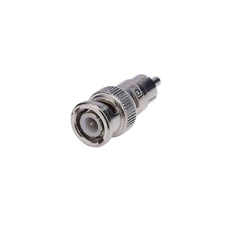 BNC plug to MX RCA plug connector MX 504,MX504 (Pack Of 1)