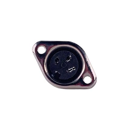 DIN FEMALE CONNECTOR (METAL) 3 PIN SOCKET MX 122 IBAT21636