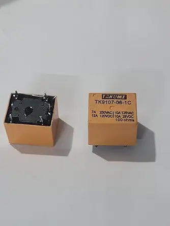 TAKUMI TK9107-06-1C 6V 10A 6 Volt 10 Ampere SPDT PCB Mount Relay Module SUGAR CUBE RELAY IBAT21895