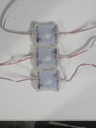 Warm White 3 LED Module Strips 230V AC Supply Input Waterproof 3W IBAT22140