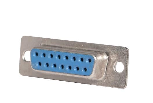 DB CONNECTOR 15PIN FEMALE 2LINE