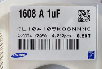 CL10A105KO8NNNC 1uF 16V SAMSUNG X5R 10% 0603 MLCC SMD SMT IBAT21363