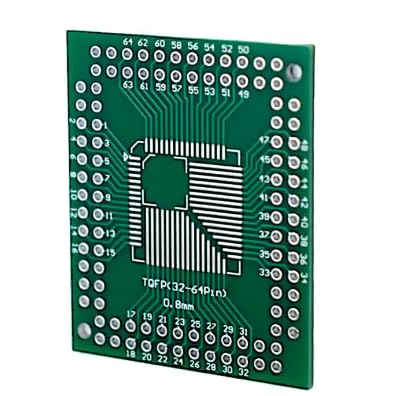 TQFP32/44/64/80/100 to DIP PCB Board Converter Adapter (Only PCB) IBAT22051