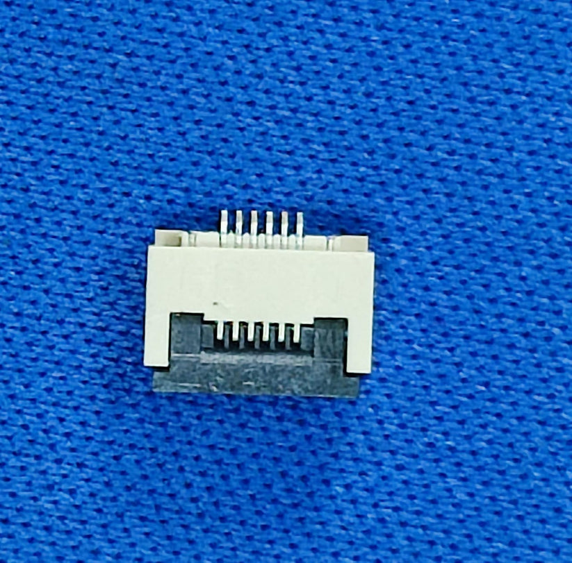 AFC01-S06FCA-00 Flip type 6P Bottom Contact Horizontal attachment 0.5mm SMD P=0.5mm Right Angle FFC FPC Connector IBAT21066