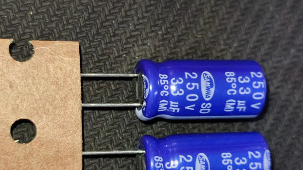 33UF 250V ELECTROLYTIC CAPACITOR