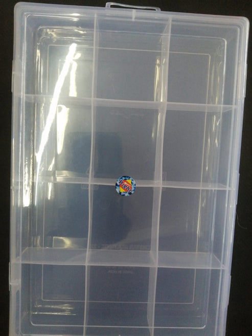 Kenstar Multibox-222 component organizer 65x57x34 PLASTIC CLEAR 12 cell IBAT20765