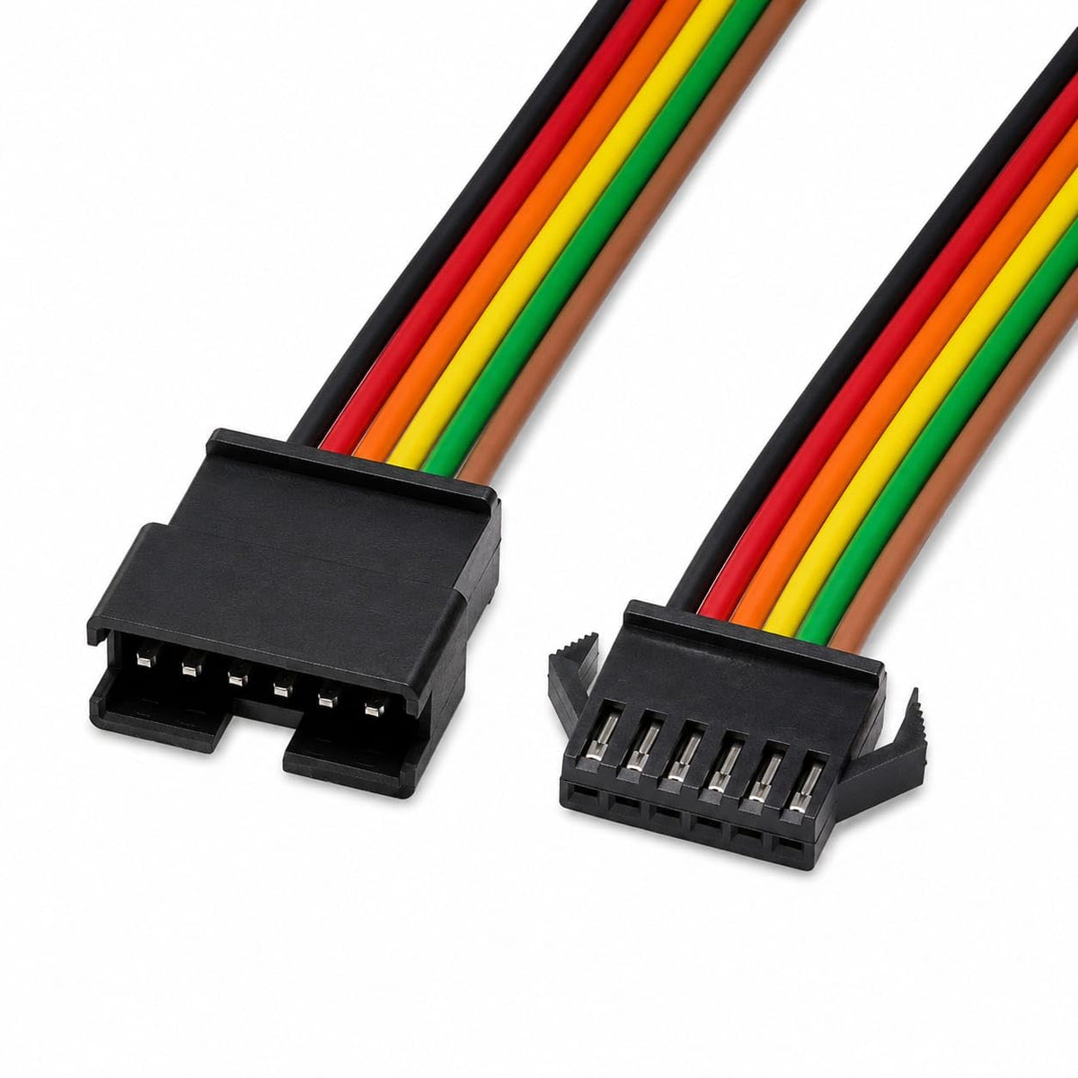 JST SM 6 Pin Plug Male and Female Connector Adapter with Wire IBAT20172