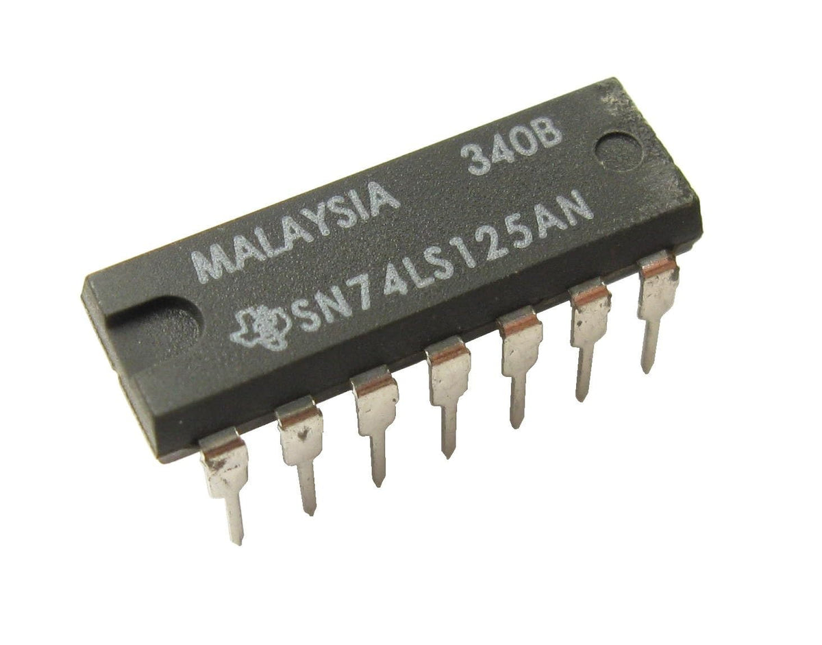 74LS125 (SN74LS125AN / 74 LS 125) QUADRUPLE BUS BUFFERS WITH 3-STATE OUTPUTS IC - (Pack of 3) 74HC125N IBAT20061