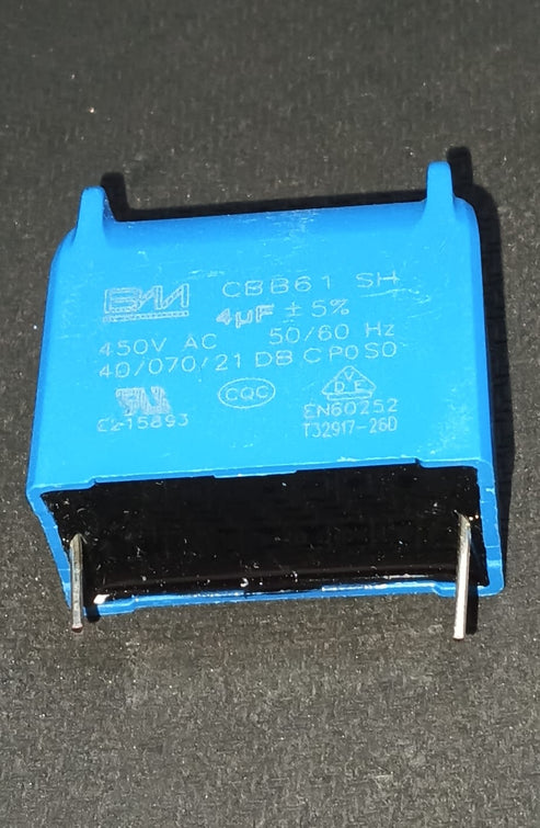 4uF 450V AC 2 leg AC Capacitor IBAT20925