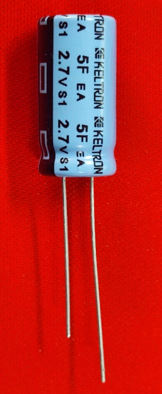 5F 2.7V KELTRON Super Capacitor Ultra Farad 10x21mm IBAT21731