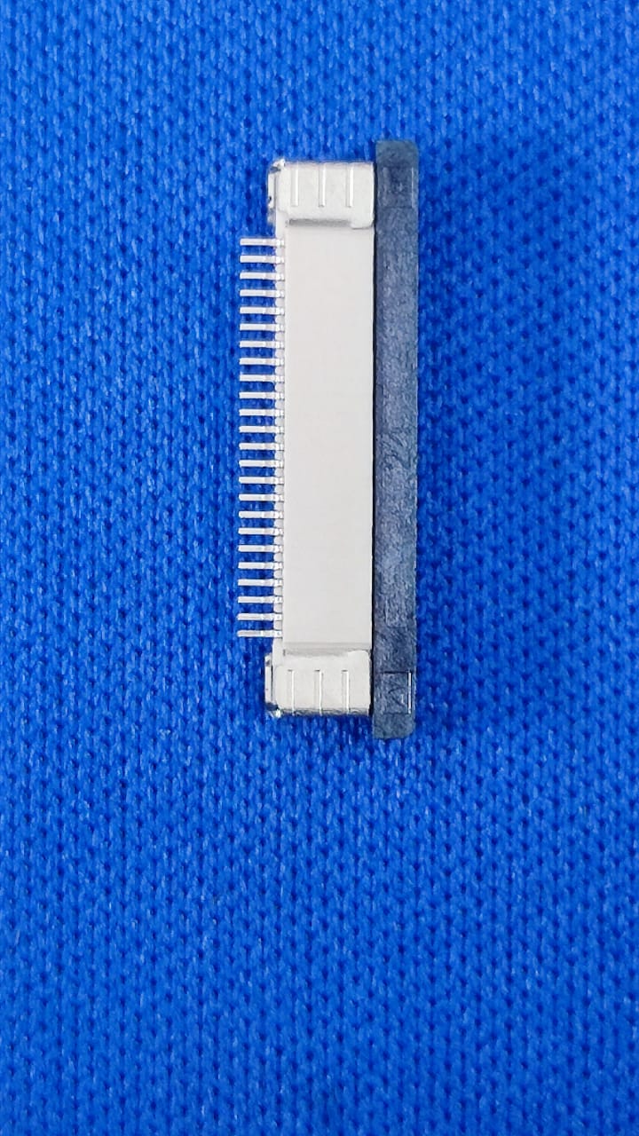 AFC07-S24ECA-00 24P Contact,Top Horizontal attachment 0.5mm SMD,P=0.5mm Right Angle FFC, FPC (Flat Flexible) Connector