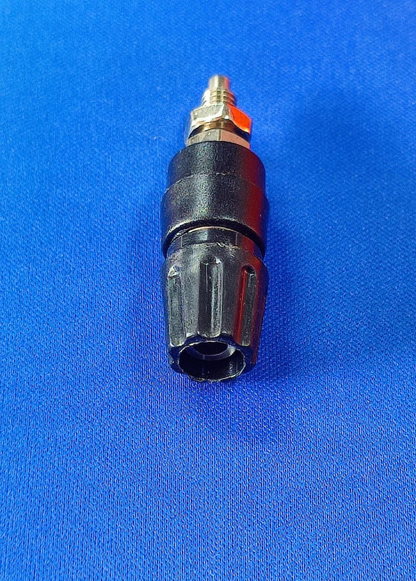 BTI-15 BLACK ELCOM BANANA JACK FEMALE 4MM 15A 250 VAC
