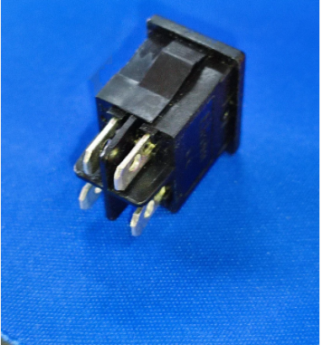 BLACK RS-2-5 ELCOM DPST Rocker Switch 4A 250V