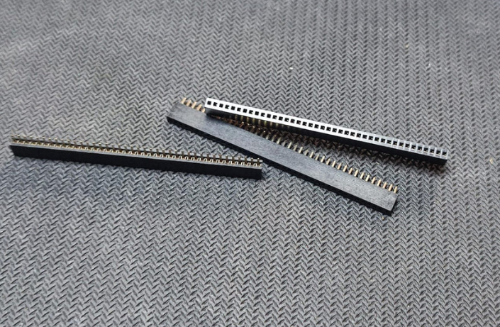 40 Pin 1.27mm pitch Female Straight Single Row Header Strip 1X40