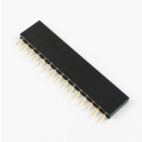15 Pin Female Header 2.54mm Straight 1x15P