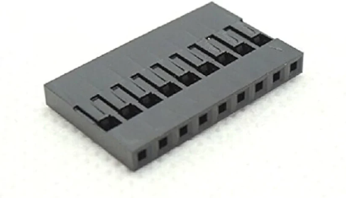 9 Pin 2.54mm Female Berg housing without wire jumper 9P