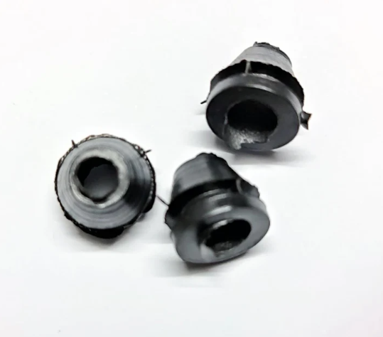6mm hole grommet plastic Black gromet