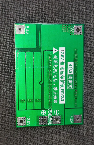 3 Series 3S 40A 18650 Lithium Battery Protection Board 11.1V 12.6V with Balance for Drill Motor Lipo Cell Module