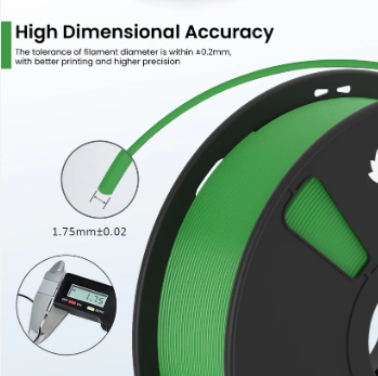 PARROT GREEN Color PLA filament 1.75mm 1kg 3d printer