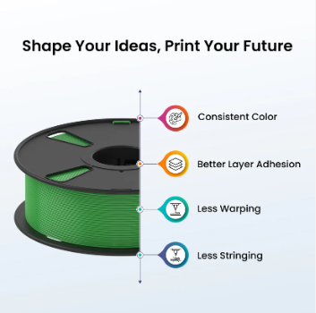 PARROT GREEN Color PLA filament 1.75mm 1kg 3d printer