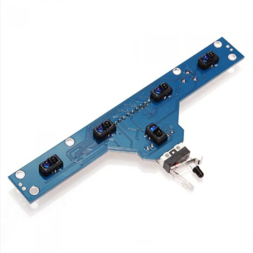 BFD-1000 5 Channel IR Sensor Module WITH CRASH SWITCH line tracking IBAT15783