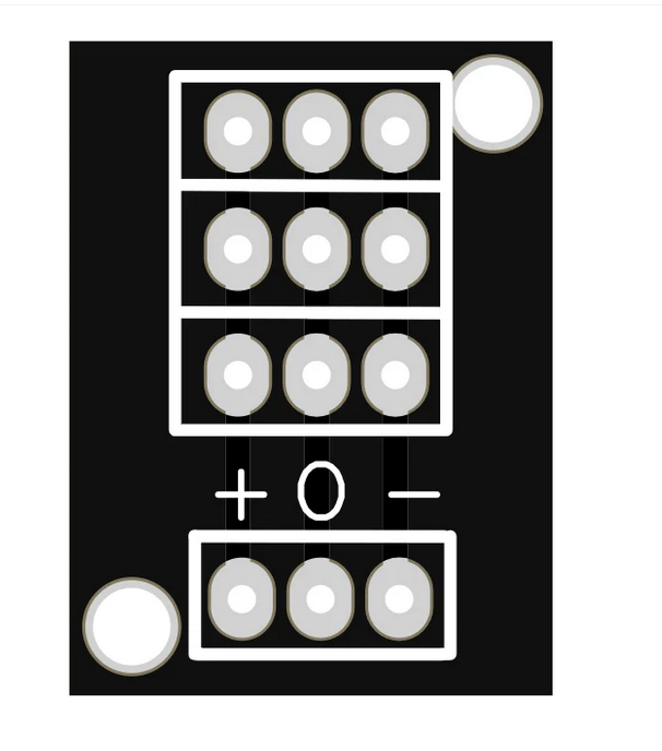3 PIN SENSOR PCB BOARD
