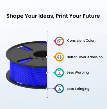 BLUE Color PLA filament 1.75mm 1kg 3d printer