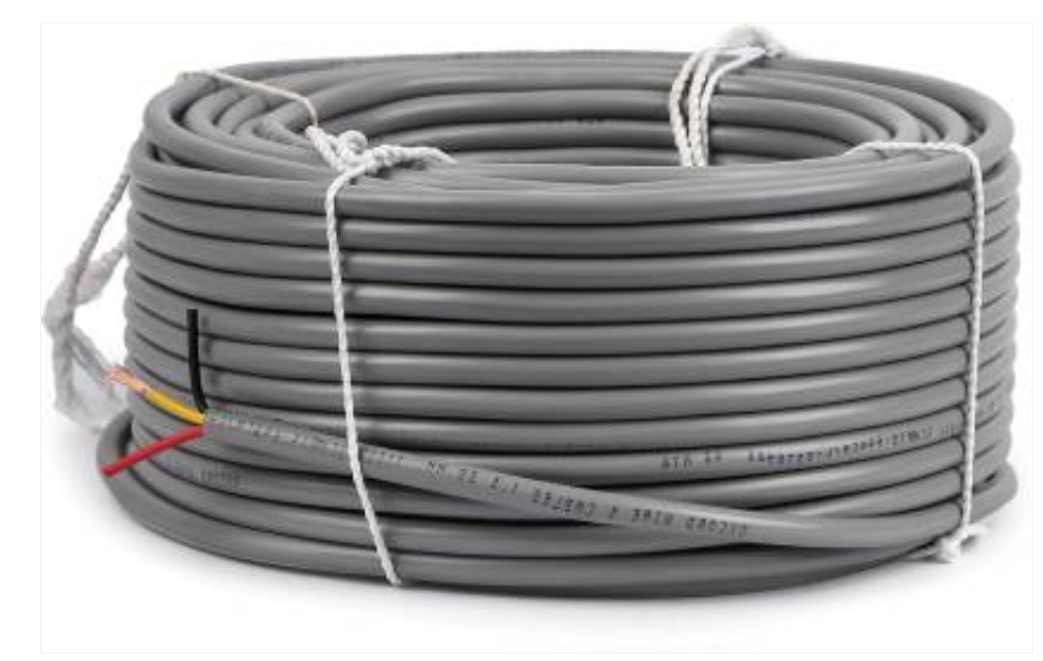 4 Core Round Cable Wire GREY 7/.0060 (7/38) 1 Meter