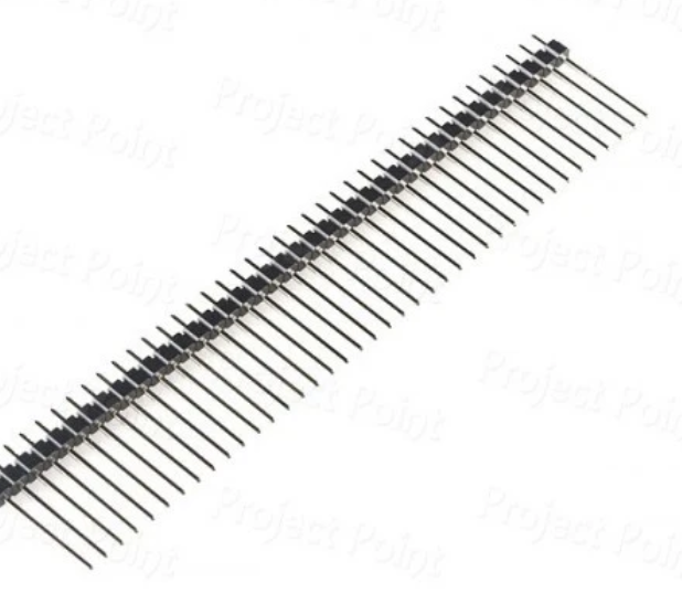 40 Pin 20mm Straight Male Header Single Row 2.54mm PITCH long needle