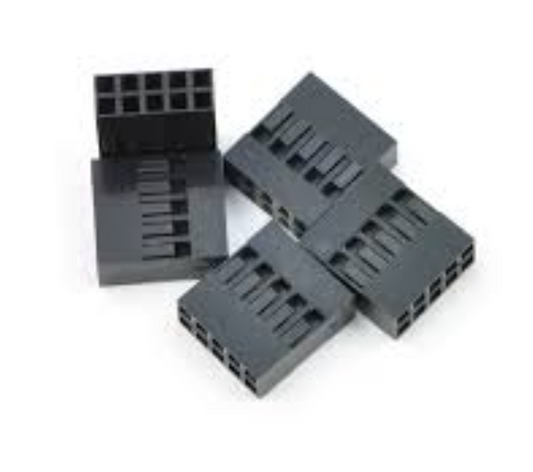 5 Pin 2.54mm Female Berg housing without wire jumper