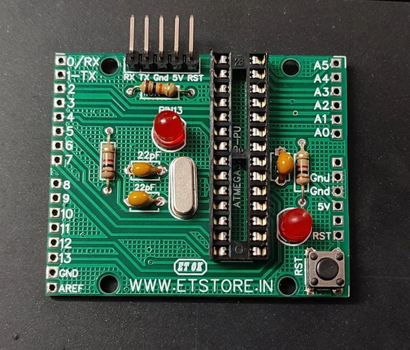 ARDUINOSHIELD BREAKOUT BOARD PCB WITH COMPONENTS SOLDERED 5V