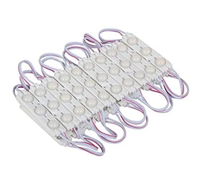 COOL WHITE 1.5W 3 LED MODULE Strips 12V Waterproof