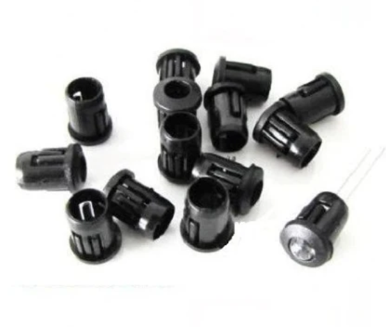 SE229 black Plastic 5mm LED Holder Clip Cover