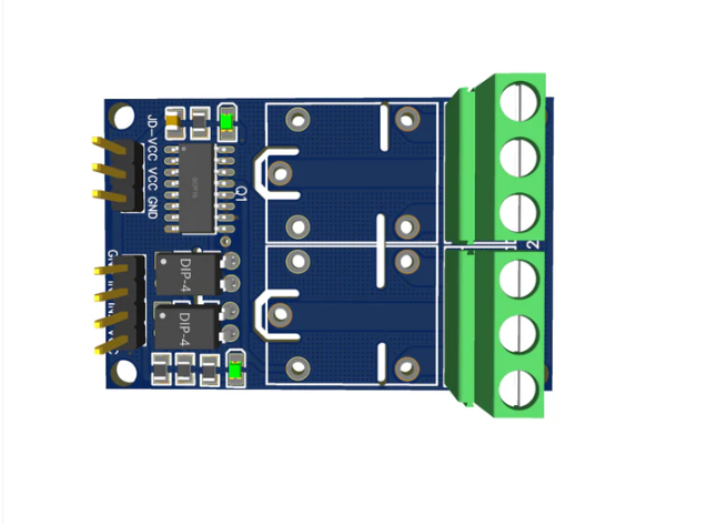RELAY MODULE 2 CHANNEL PCB