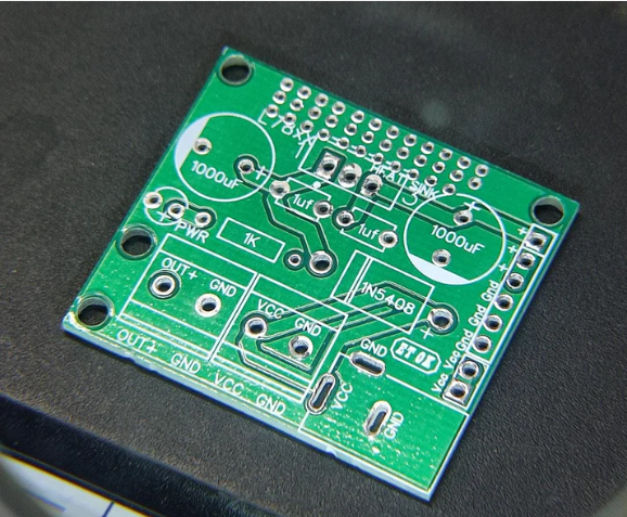 PCB FOR 78XX SERIES VOLTAGE REGULATOR