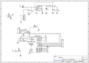 ATMEGA328 OR ATMEGA8 WITH LM2596 BOARD PCB