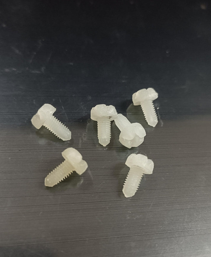 M3x8mm NYLON PLASTIC SCREW LENGTH IBAT22021