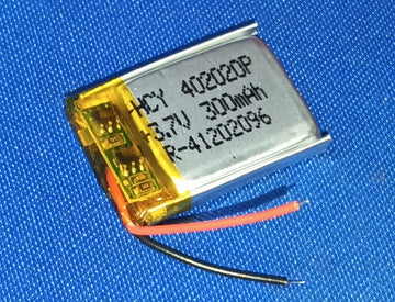 3.7V 300mAH 402020P 40x20x2mm Lithium Polymer Battery IBAT21369