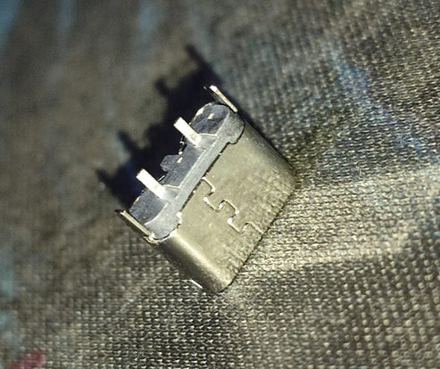 USB C FEMALE 2 LEG HX TYPE-C 2P 180 LCH6.5 Through Hole hanxia 2PIN 2 PIN Type-C IBAT21505