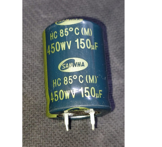 150uF 450V Electrolytic Capacitor SAMWHA 85C